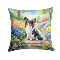 Papillon Spring Path Throw Pillow