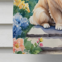 Pekingese Spring Path House Flag