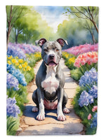 Pit Bull Terrier Spring Path House Flag