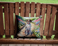 Pointer Spring Path Throw Pillow