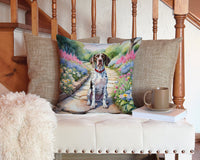 Pointer Spring Path Throw Pillow