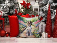 Pointer Spring Path Throw Pillow