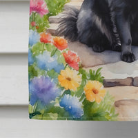 Pomeranian Spring Path House Flag