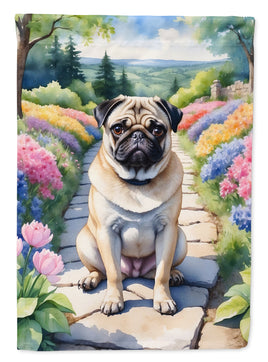 Pug Spring Path House Flag