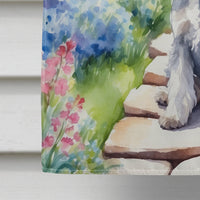 Schnauzer Spring Path House Flag