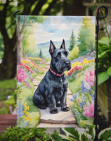 Scottish Terrier Spring Path Garden Flag