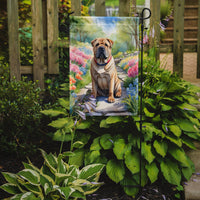 Shar Pei Spring Path Garden Flag