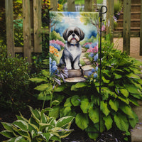 Shih Tzu Spring Path Garden Flag