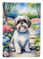 Shih Tzu Spring Path House Flag