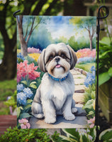 Shih Tzu Spring Path Garden Flag