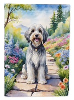 Tibetan Terrier Spring Path House Flag