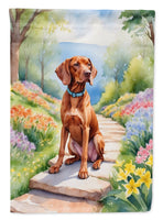 Vizsla Spring Path House Flag