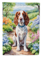 Welsh Springer Spaniel Spring Path House Flag