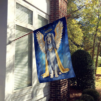 Afghan Hound My Angel House Flag