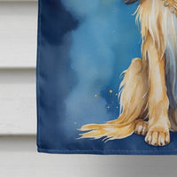 Afghan Hound My Angel House Flag