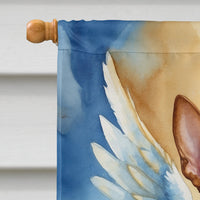 Basenji My Angel House Flag