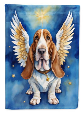 Basset Hound My Angel Garden Flag