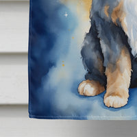 Bernedoodle My Angel House Flag