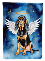 Black and Tan Coonhound My Angel House Flag