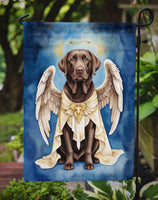 Chocolate Labrador Retriever My Angel Garden Flag