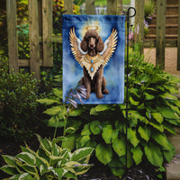 Chocolate Poodle My Angel Garden Flag