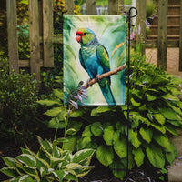 African Ringneck Parrot Garden Flag