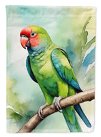 African Ringneck Parrot House Flag