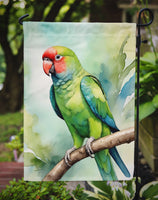 African Ringneck Parrot Garden Flag