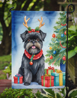 Affenpinscher Christmas Reindeer Garden Flag