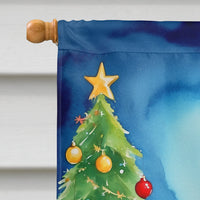 Afghan Hound Christmas Reindeer House Flag