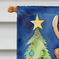 Airedale Terrier Christmas Reindeer House Flag