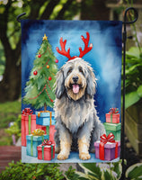 Bergamasco Christmas Reindeer Garden Flag