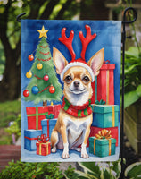 Chihuahua Christmas Reindeer Garden Flag