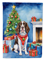 English Springer Spaniel Christmas Reindeer House Flag