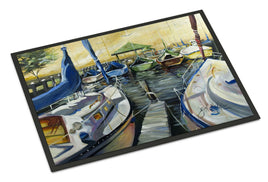 Seven Boats Sailboats Indoor or Outdoor Mat 24x36 JMK1075JMAT