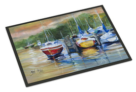 Up the Creek Sailboat Indoor or Outdoor Mat 24x36 JMK1086JMAT