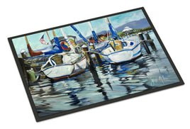 Tourquoise Bay Sailboat Indoor or Outdoor Mat 24x36 JMK1087JMAT