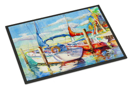 Towering Q Sailboat Indoor or Outdoor Mat 24x36 JMK1088JMAT