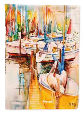 Sailboats and Pelicans Flag Garden Size JMK1160GF