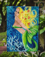 Blonde Mermaid Flag Garden Size