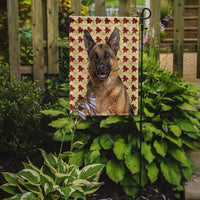 Fall Leaves German Shepherd Flag Garden Size KJ1208GF