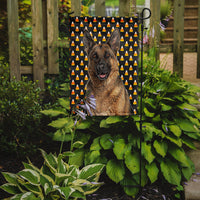 Candy Corn Halloween German Shepherd Flag Garden Size KJ1215GF