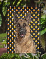 Candy Corn Halloween German Shepherd Flag Garden Size KJ1215GF