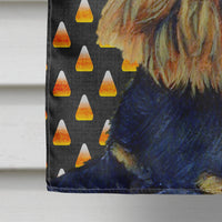 Brussels Griffon Candy Corn Halloween Portrait Flag Canvas House Size