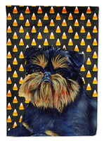 Brussels Griffon Candy Corn Halloween Portrait Flag Canvas House Size