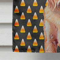 Brussels Griffon Candy Corn Halloween Portrait Flag Canvas House Size