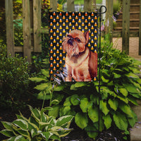 Brussels Griffon Candy Corn Halloween Portrait Flag Garden Size