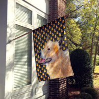 Australian Cattle Dog Candy Corn Halloween Portrait Flag Canvas House Size