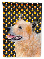 Australian Cattle Dog Candy Corn Halloween Portrait Flag Canvas House Size