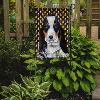 Basset Hound Candy Corn Halloween Portrait Flag Garden Size